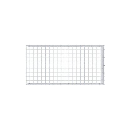 Anbaugabione Typ 4 100 cm x 20 cm x 50 cm (L x H x T), Maschenweite 5 cm x 5 cm, C-Ring