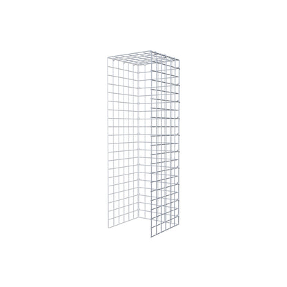 Extra gabion typ 4 100 cm x 30 cm x 30 cm (L x H x D), maskstorlek 5 cm x 5 cm, C-ring