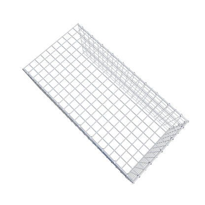Monteret gabion type 4 100 cm x 40 cm x 50 cm (L x H x D), maskestørrelse 5 cm x 5 cm, C-ring