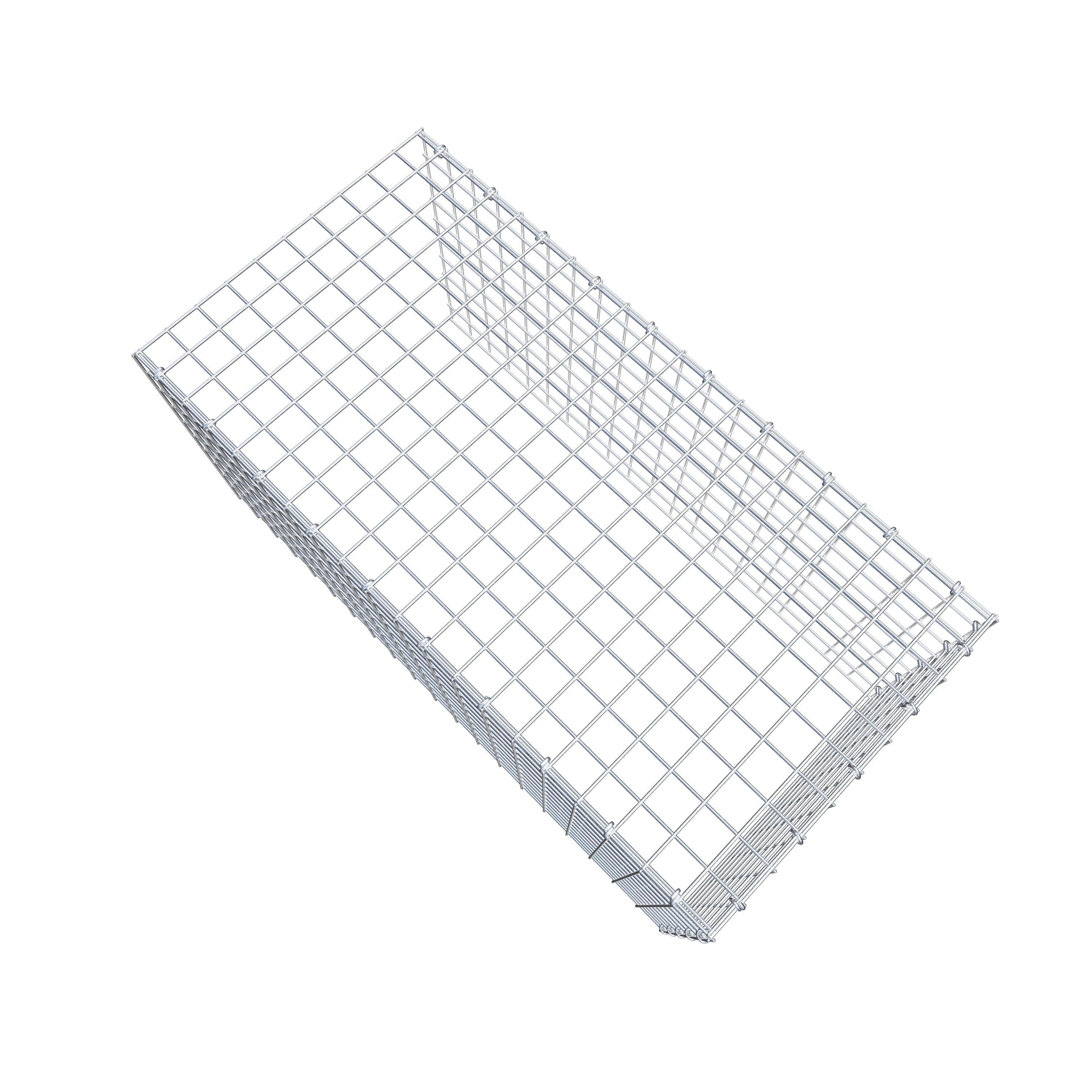 Extra gabion typ 4 100 cm x 50 cm x 50 cm (L x H x D), maskstorlek 5 cm x 5 cm, C-ring