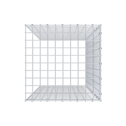 Monteret gabion type 4 100 cm x 50 cm x 50 cm (L x H x D), maskestørrelse 5 cm x 5 cm, C-ring