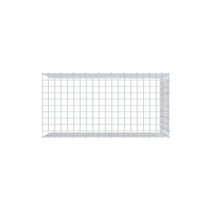Monteret gabion type 4 100 cm x 50 cm x 50 cm (L x H x D), maskestørrelse 5 cm x 5 cm, C-ring