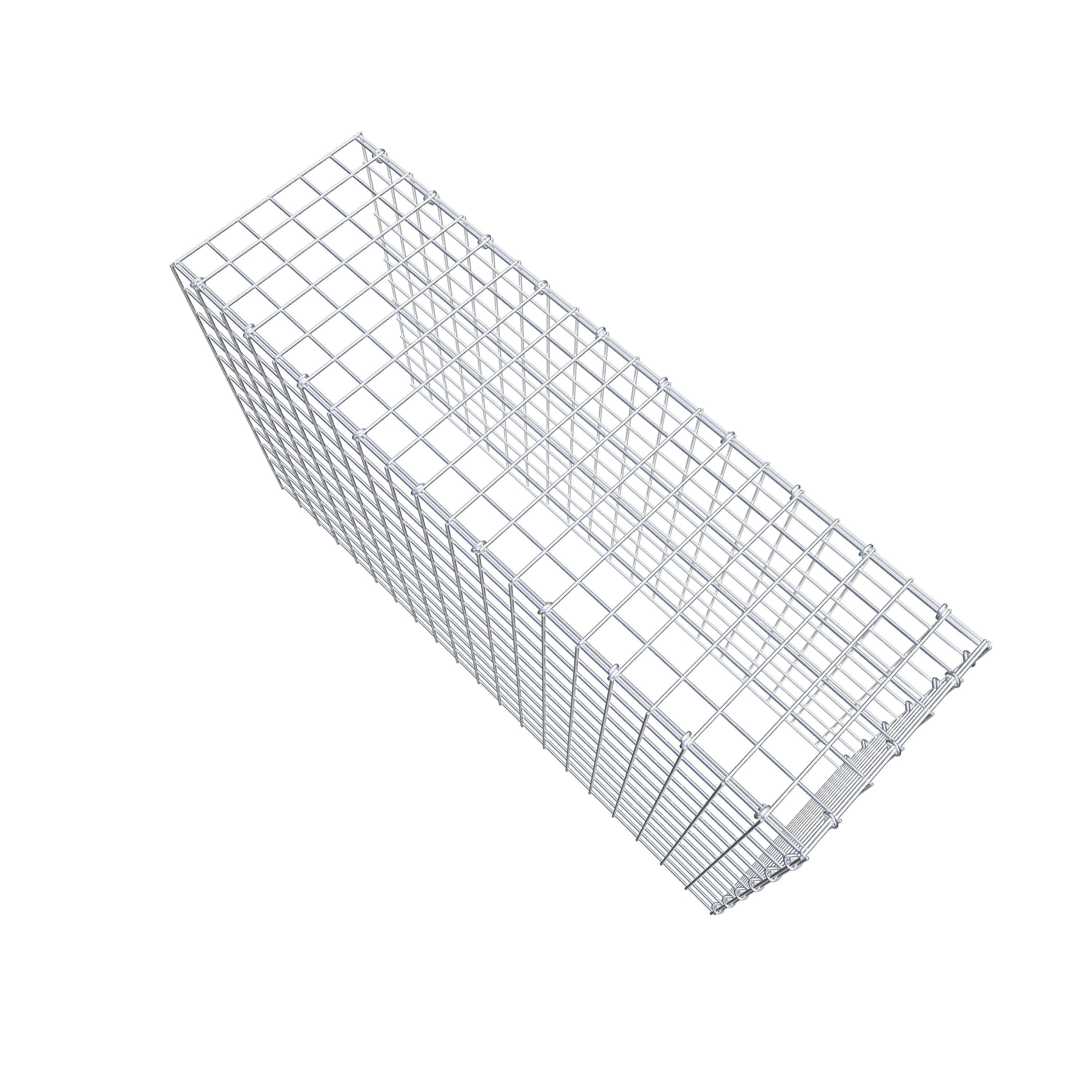 Extra gabion typ 4 100 cm x 60 cm x 30 cm (L x H x D), maskstorlek 5 cm x 5 cm, C-ring