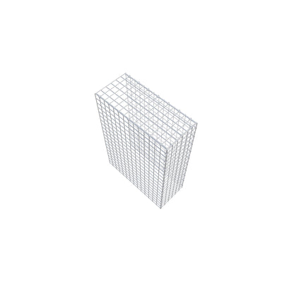 Gabião Tipo 4 100 cm x 70 cm x 30 cm (C x A x P), malhagem 5 cm x 5 cm, anel C