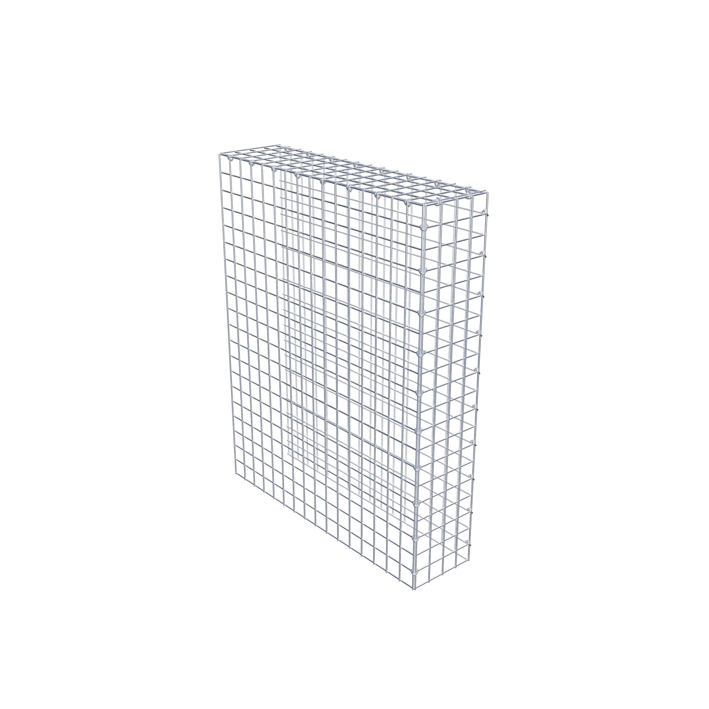 Extra gabion typ 4 100 cm x 80 cm x 20 cm (L x H x D), maskstorlek 5 cm x 5 cm, C-ring