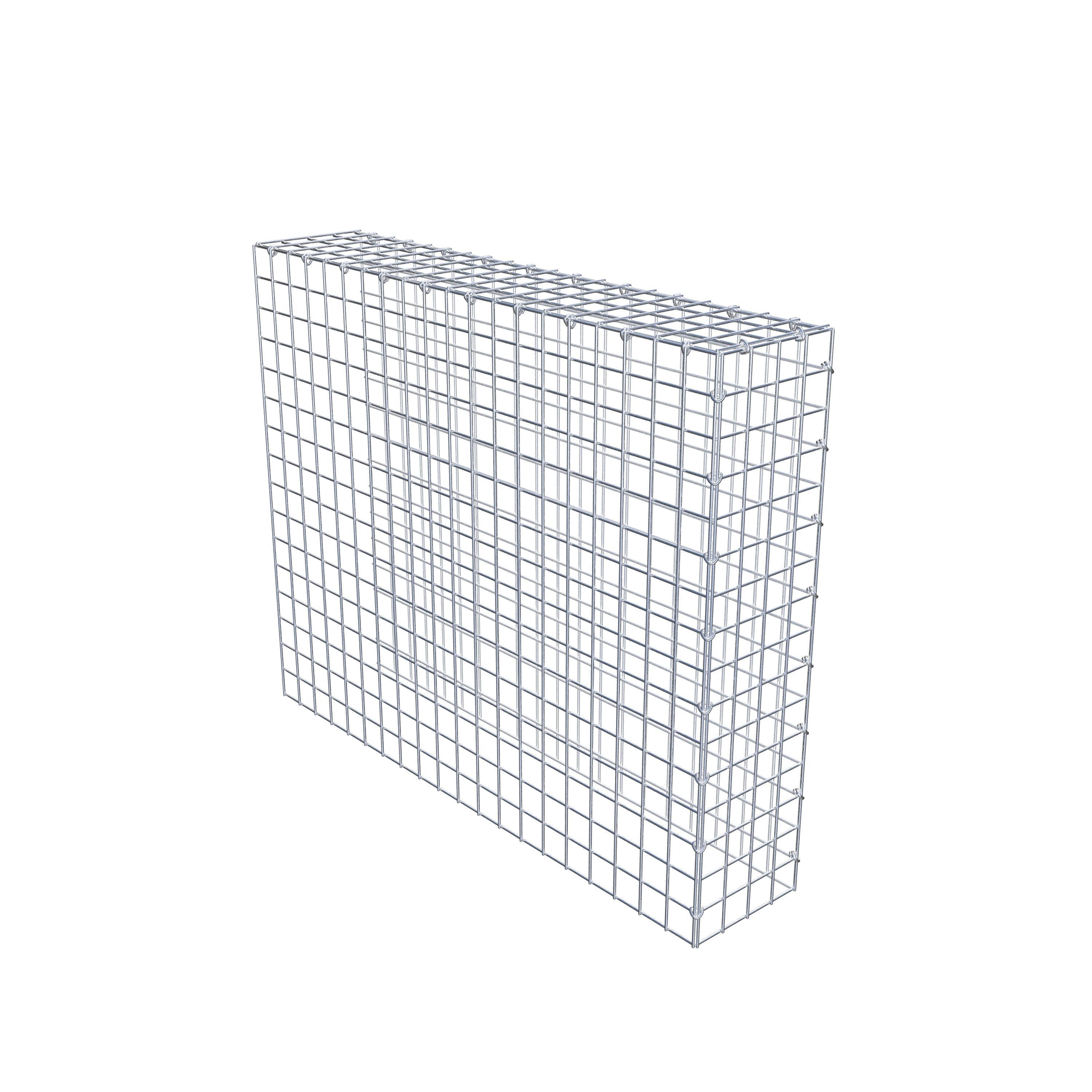 Extra gabion typ 4 100 cm x 80 cm x 20 cm (L x H x D), maskstorlek 5 cm x 5 cm, C-ring