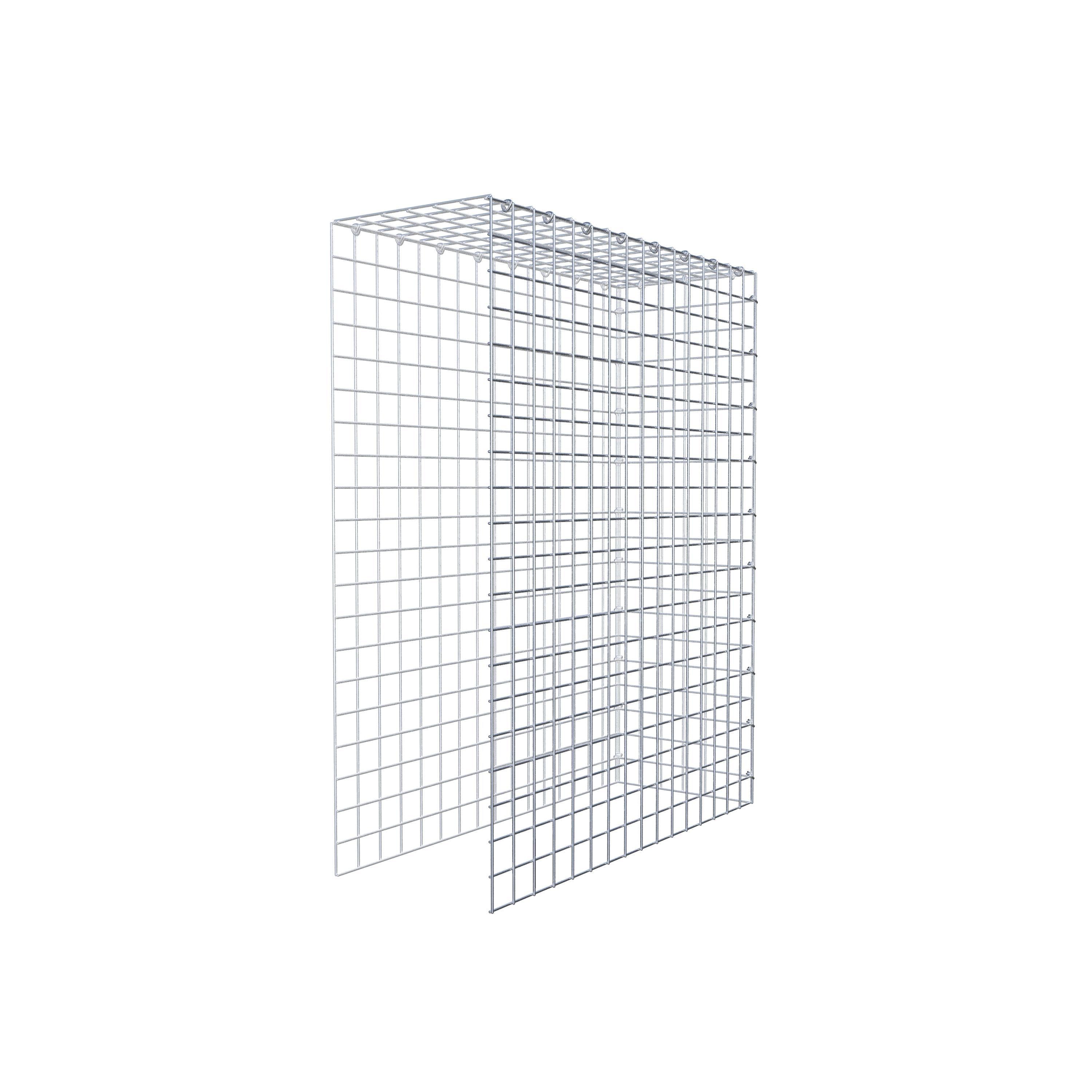 Extra gabion typ 4 100 cm x 80 cm x 30 cm (L x H x D), maskstorlek 5 cm x 5 cm, C-ring