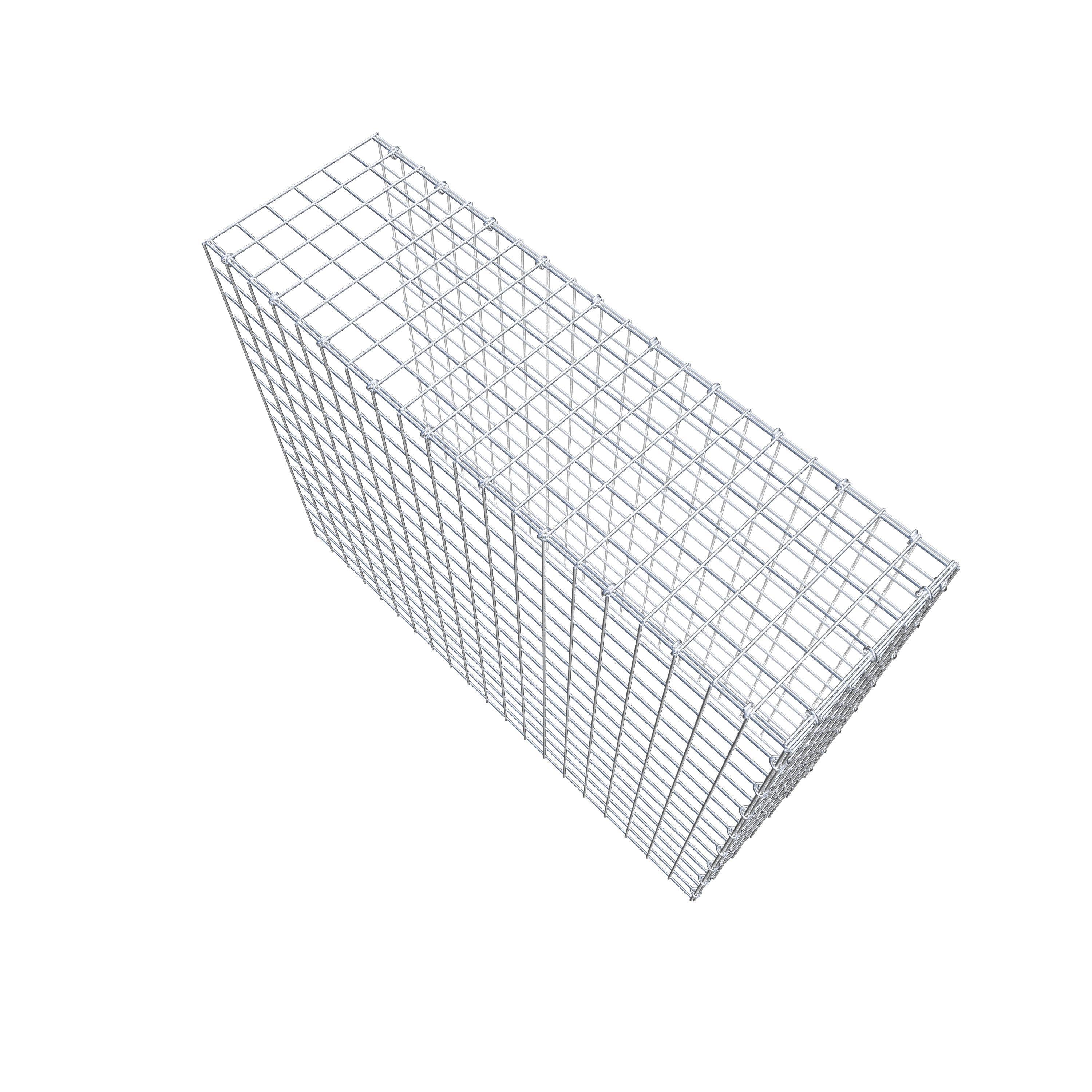 Extra gabion typ 4 100 cm x 80 cm x 30 cm (L x H x D), maskstorlek 5 cm x 5 cm, C-ring