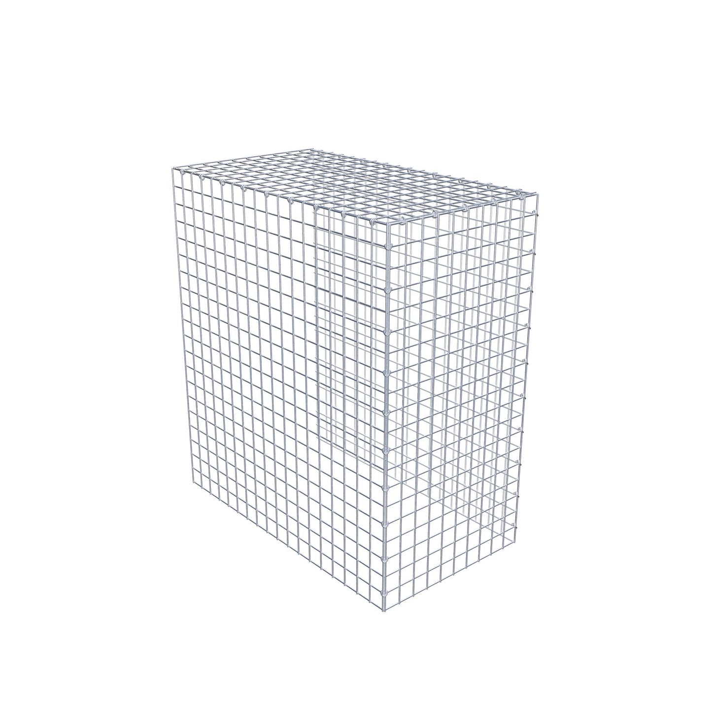 Monteret gabion type 4 100 cm x 90 cm x 50 cm (L x H x D), maskestørrelse 5 cm x 5 cm, C-ring