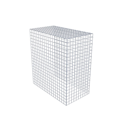 Monteret gabion type 4 100 cm x 90 cm x 50 cm (L x H x D), maskestørrelse 5 cm x 5 cm, C-ring