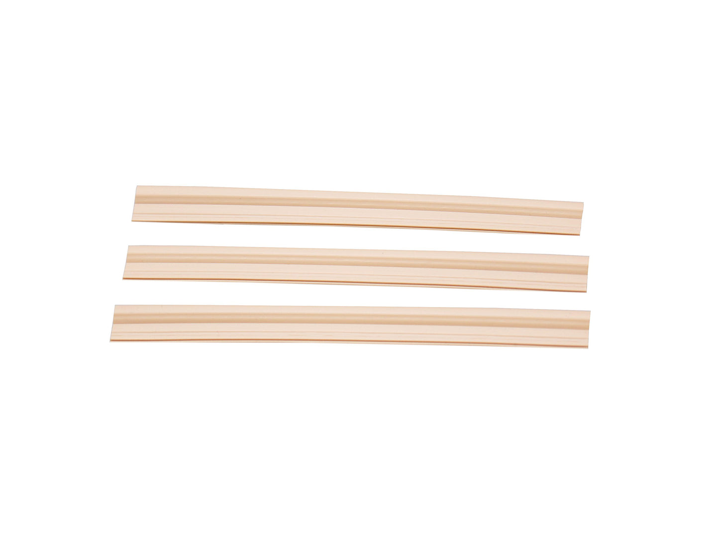 2x clips de fixation pour bande de protection visuelle beige MW 5 x 20 cm