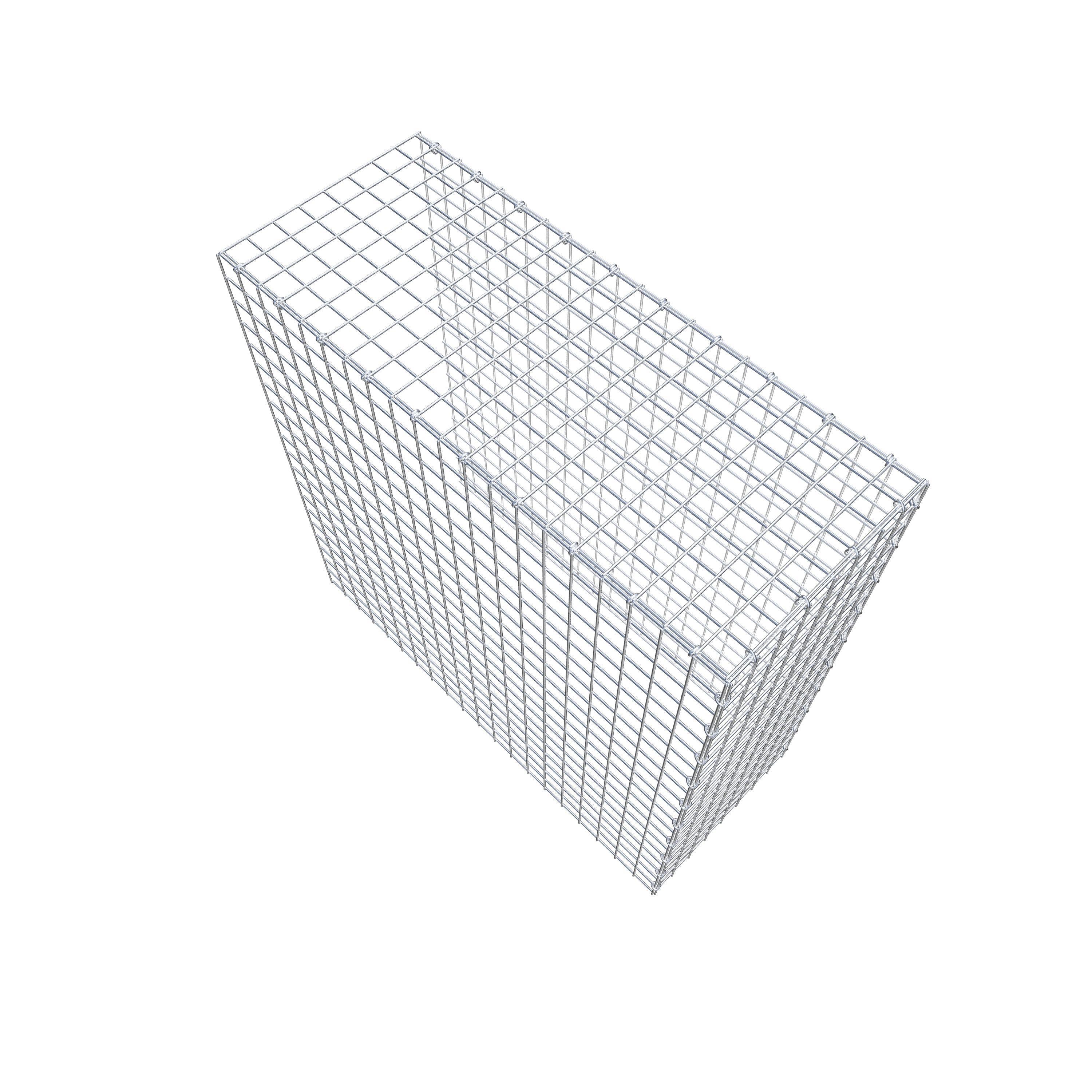 Extra gabion typ 4 100 cm x 100 cm x 40 cm (L x H x D), maskstorlek 5 cm x 5 cm, C-ring