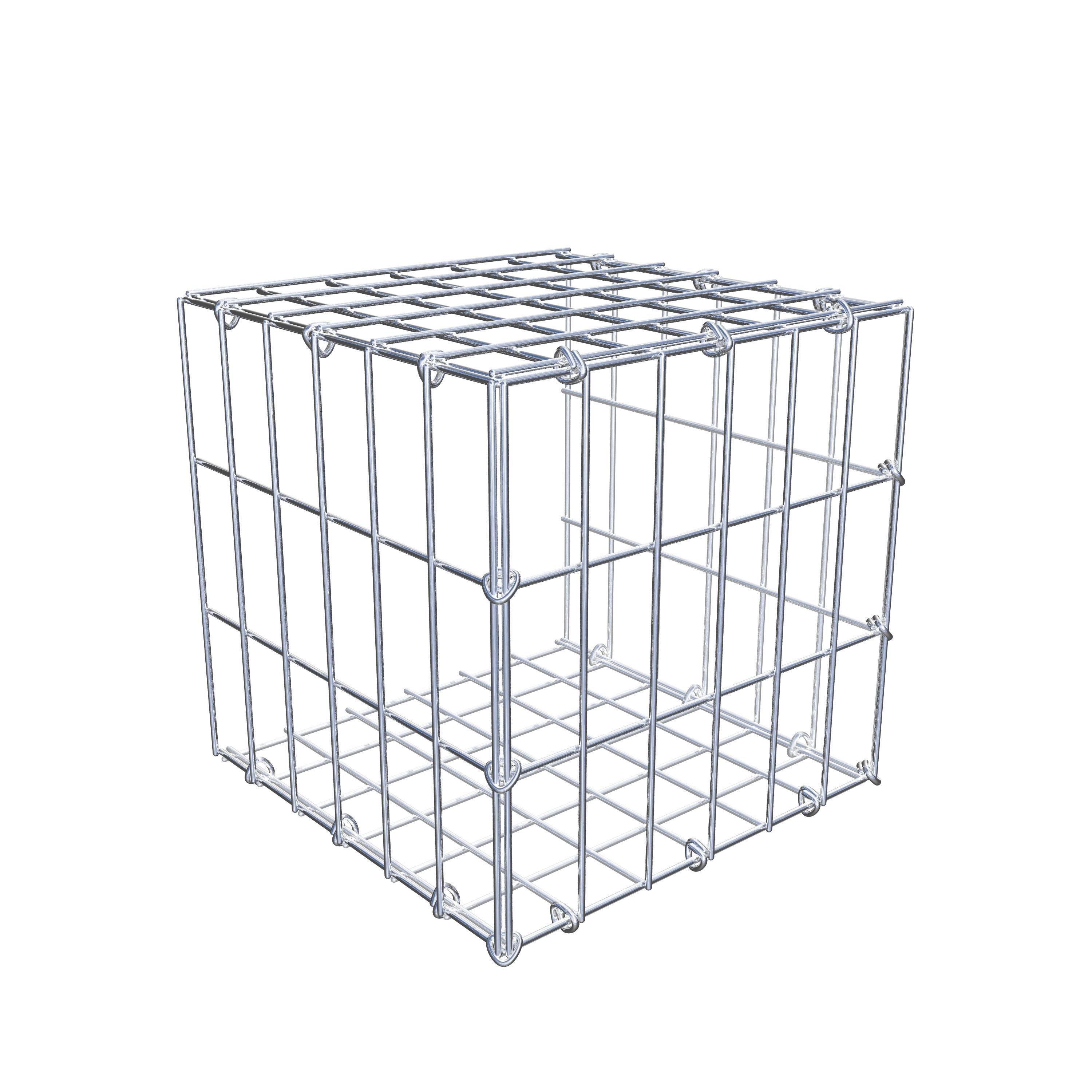 Tilläggsgabion typ 2 30 cm x 30 cm x 30 cm, maskstorlek 5 cm x 10 cm, C-ring