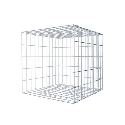 Monteret gabion type 2 50 cm x 50 cm x 50 cm, maskestørrelse 5 cm x 10 cm, C-ring