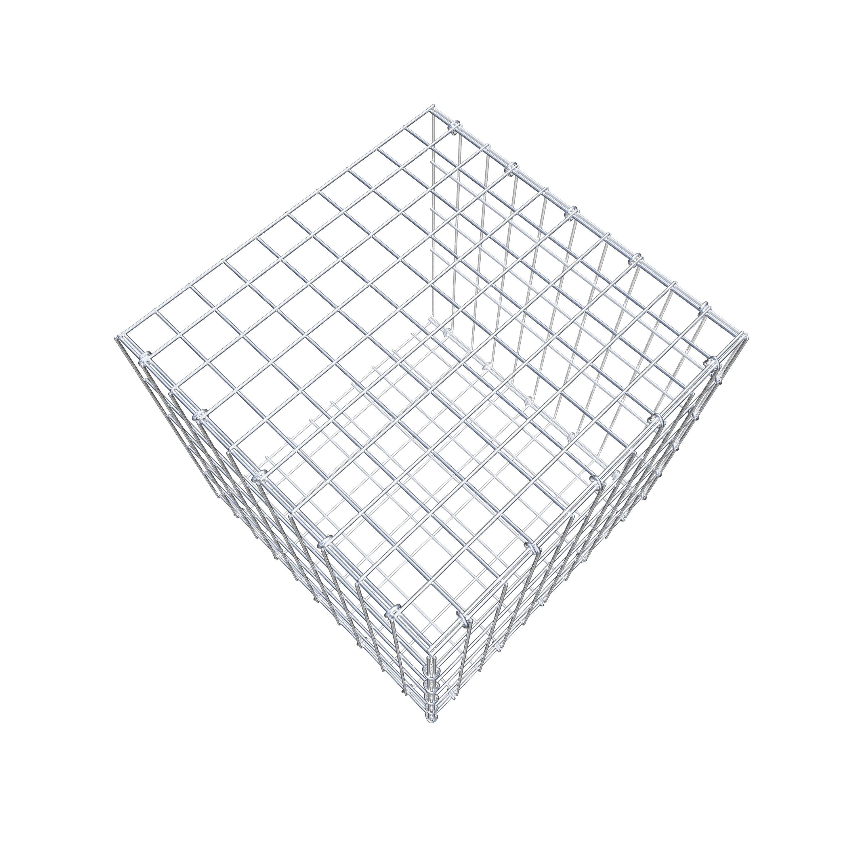 Tilläggsgabion typ 2 50 cm x 50 cm x 50 cm, maskstorlek 5 cm x 10 cm, C-ring