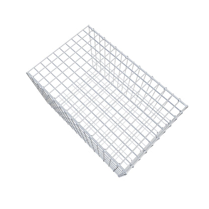 Mounted gabion type 2 80 cm x 50 cm x 50 cm, mesh size 5 cm x 10 cm, C-ring