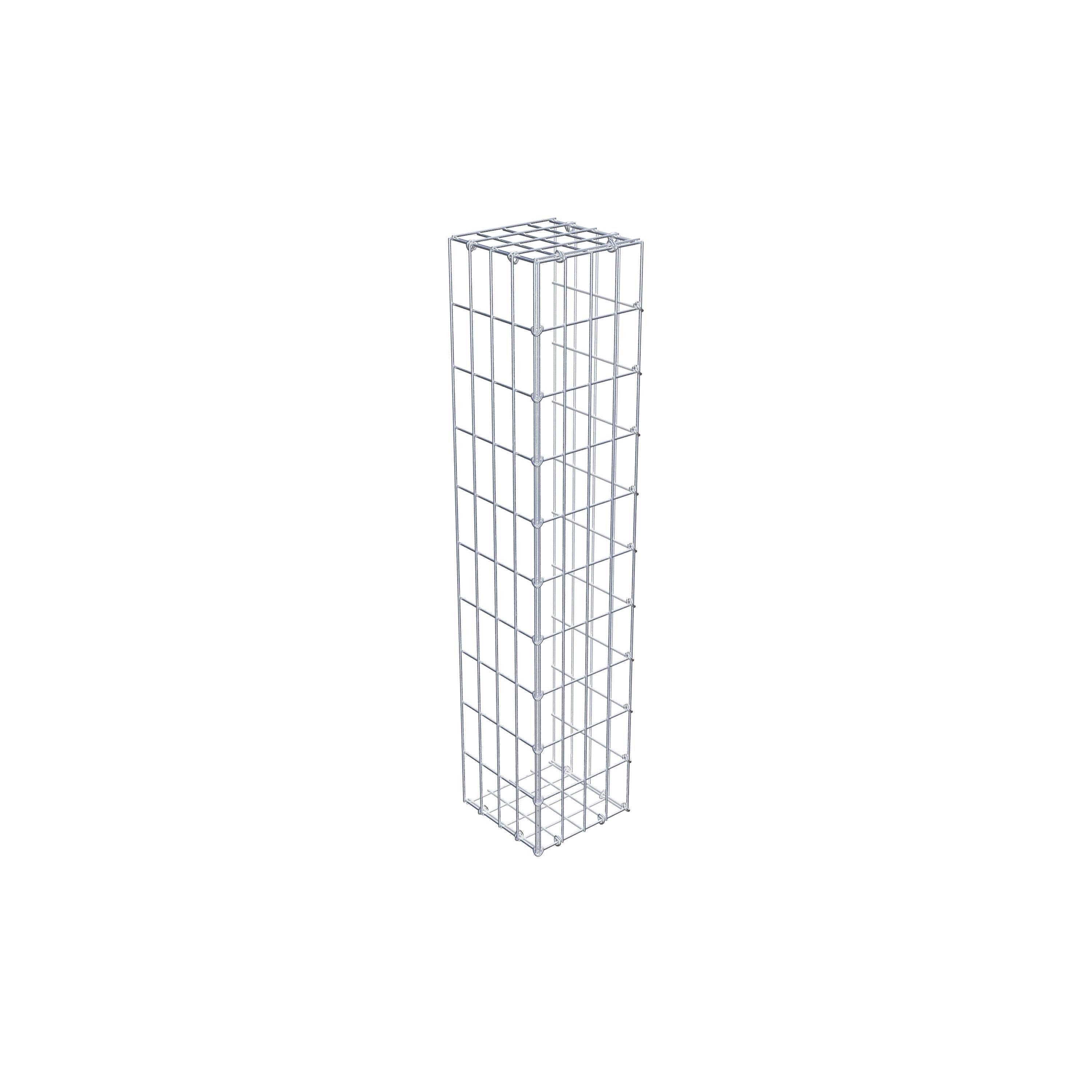 Gavión complementario tipo 2 100 cm x 20 cm x 20 cm, malla 5 cm x 10 cm, anillo en C