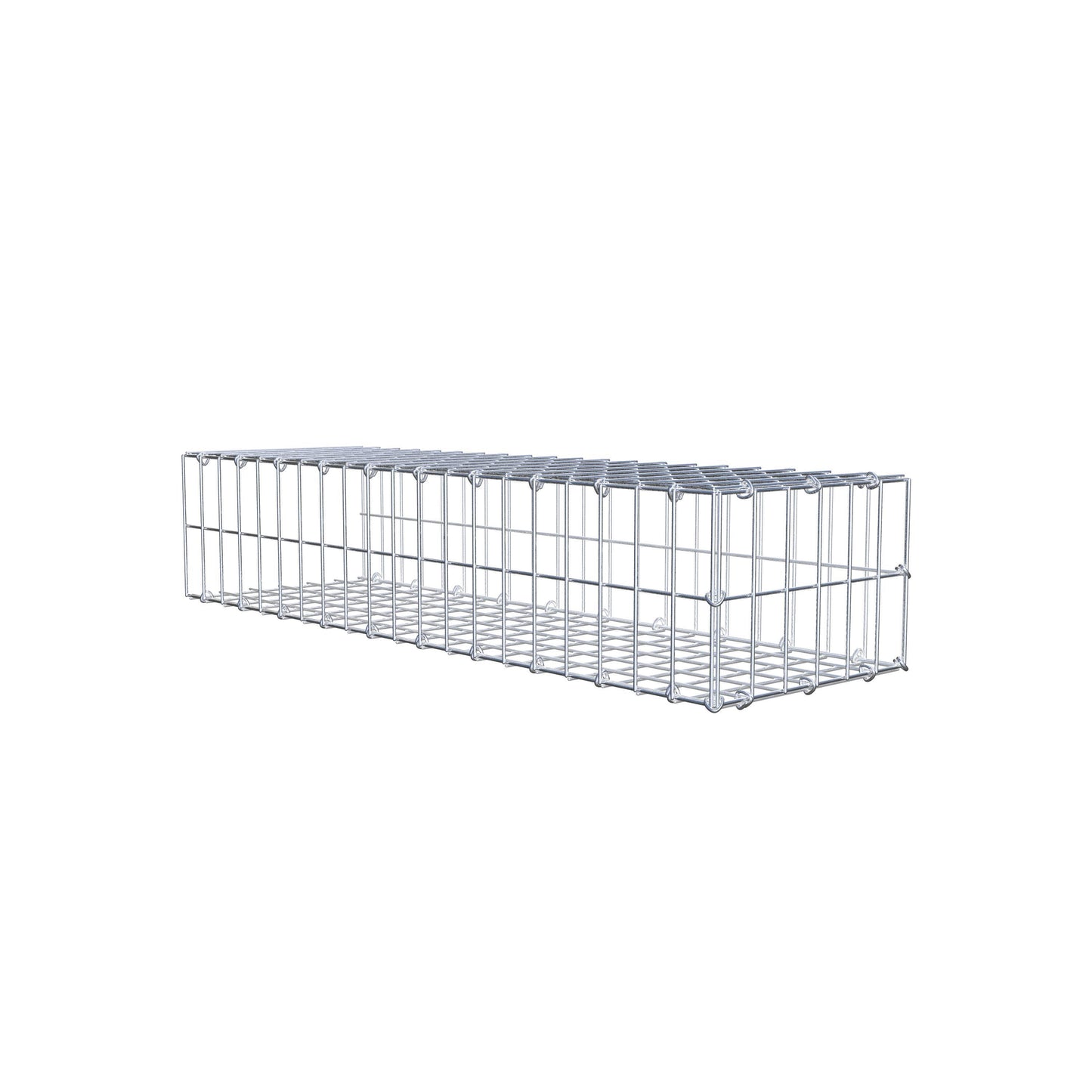 Gabião tipo 2 100 cm x 20 cm x 30 cm, malhagem 5 cm x 10 cm, anel C