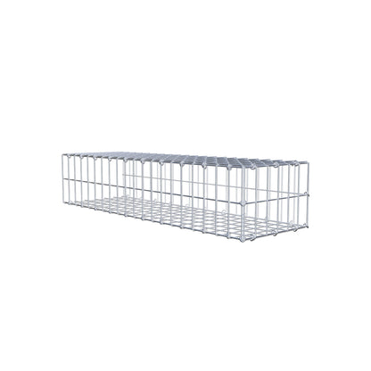 Gabião tipo 2 100 cm x 20 cm x 30 cm, malhagem 5 cm x 10 cm, anel C