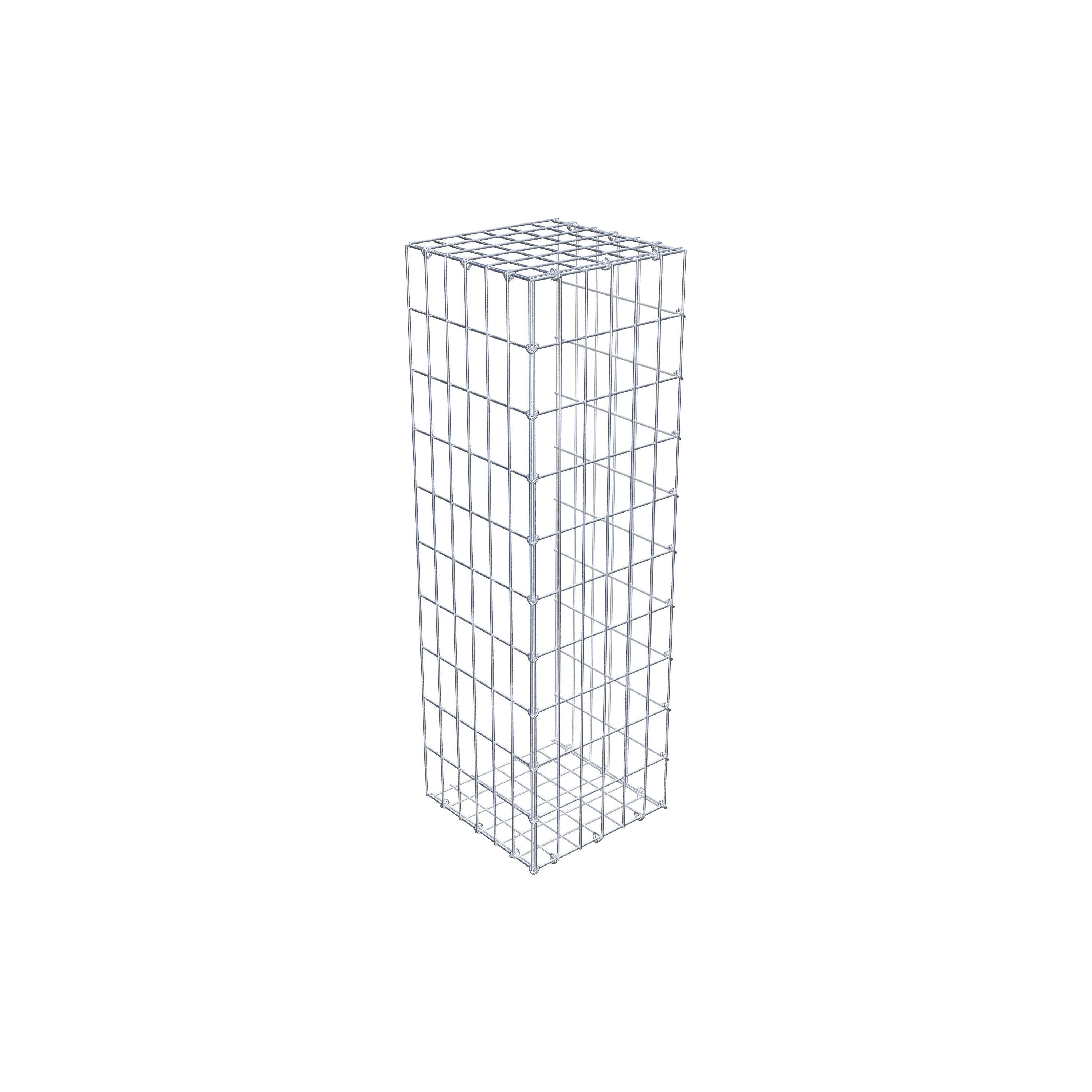 Tilläggsgabion typ 2 100 cm x 30 cm x 30 cm, maskstorlek 5 cm x 10 cm, C-ring