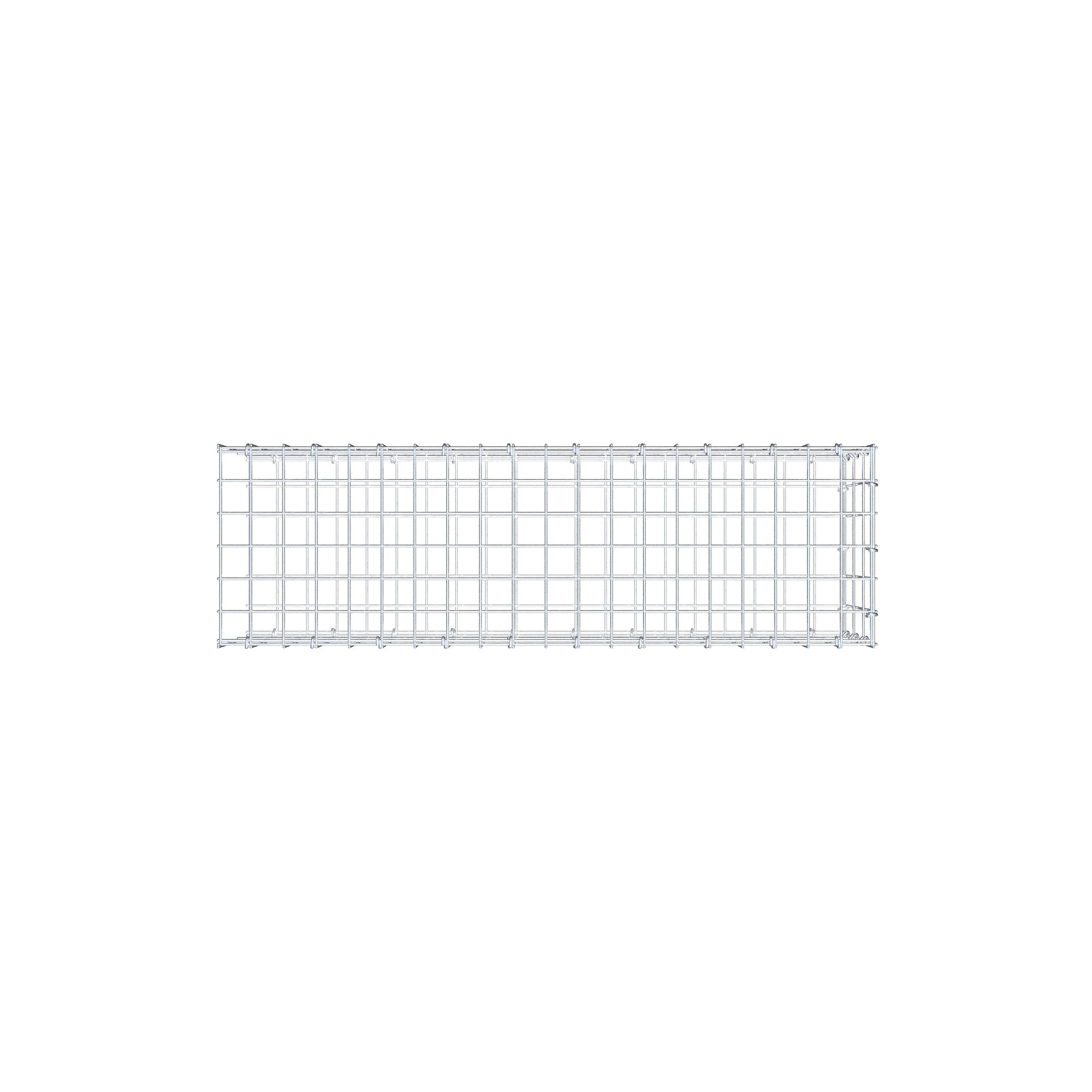 Tilläggsgabion typ 2 100 cm x 30 cm x 30 cm, maskstorlek 5 cm x 10 cm, C-ring