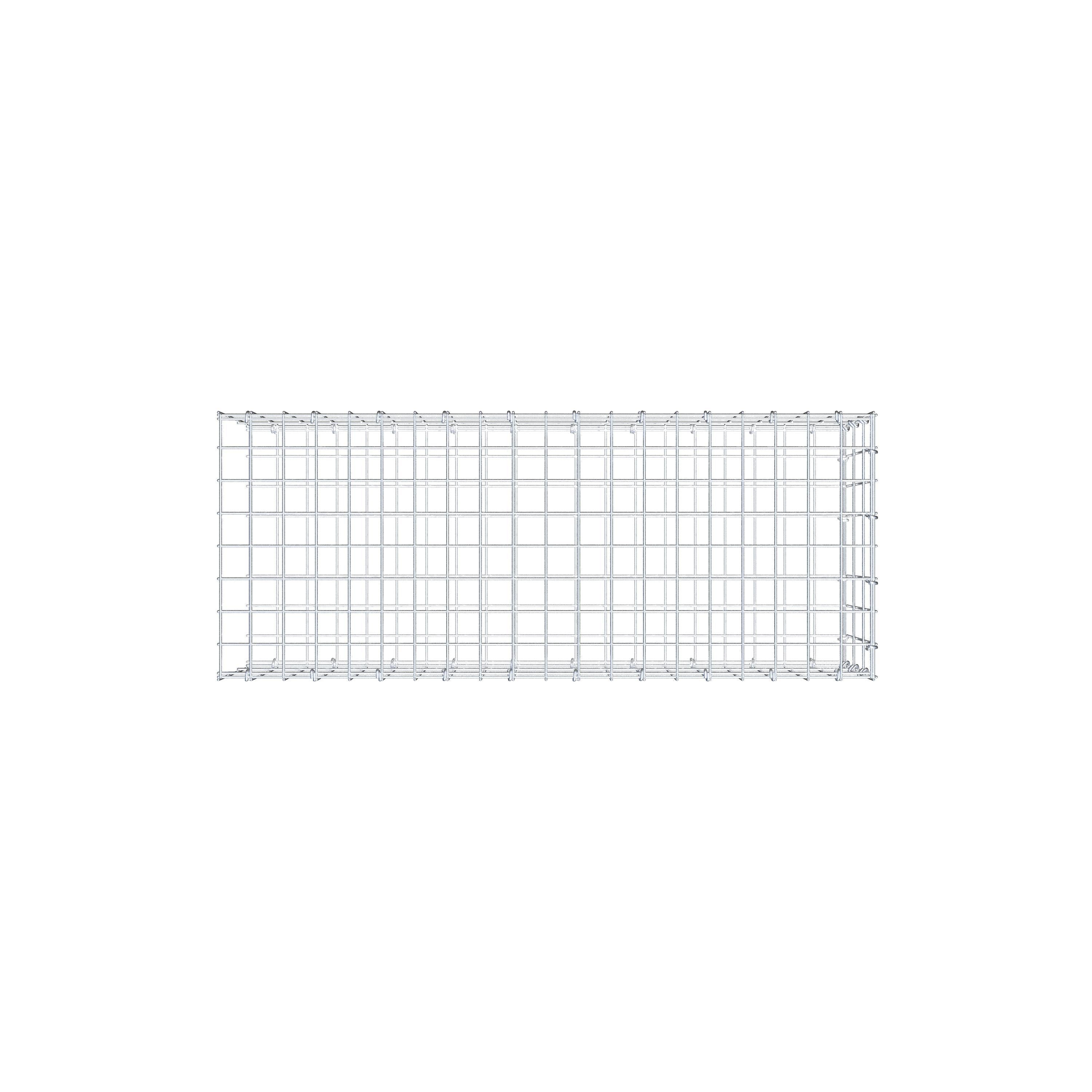 Tilläggspåle typ 2 100 cm x 30 cm x 40 cm, maskstorlek 5 cm x 10 cm, C-ring