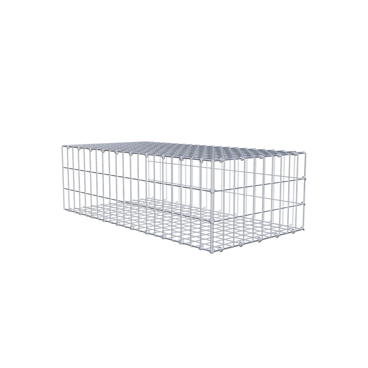 Gabião tipo 2 100 cm x 30 cm x 50 cm, malhagem 5 cm x 10 cm, anel C