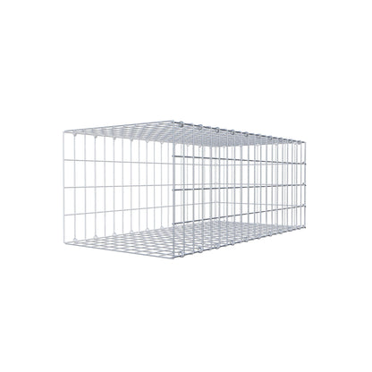 Gabião tipo 2 100 cm x 40 cm x 50 cm, malhagem 5 cm x 10 cm, anel C