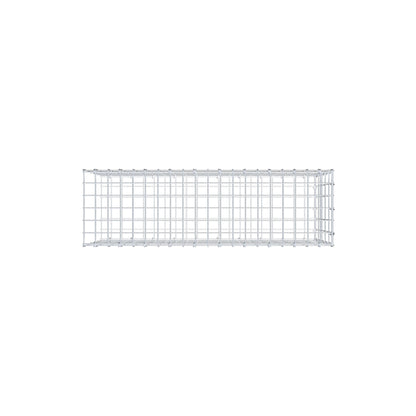 Monteret gabion type 2 100 cm x 50 cm x 30 cm, maskestørrelse 5 cm x 10 cm, C-ring