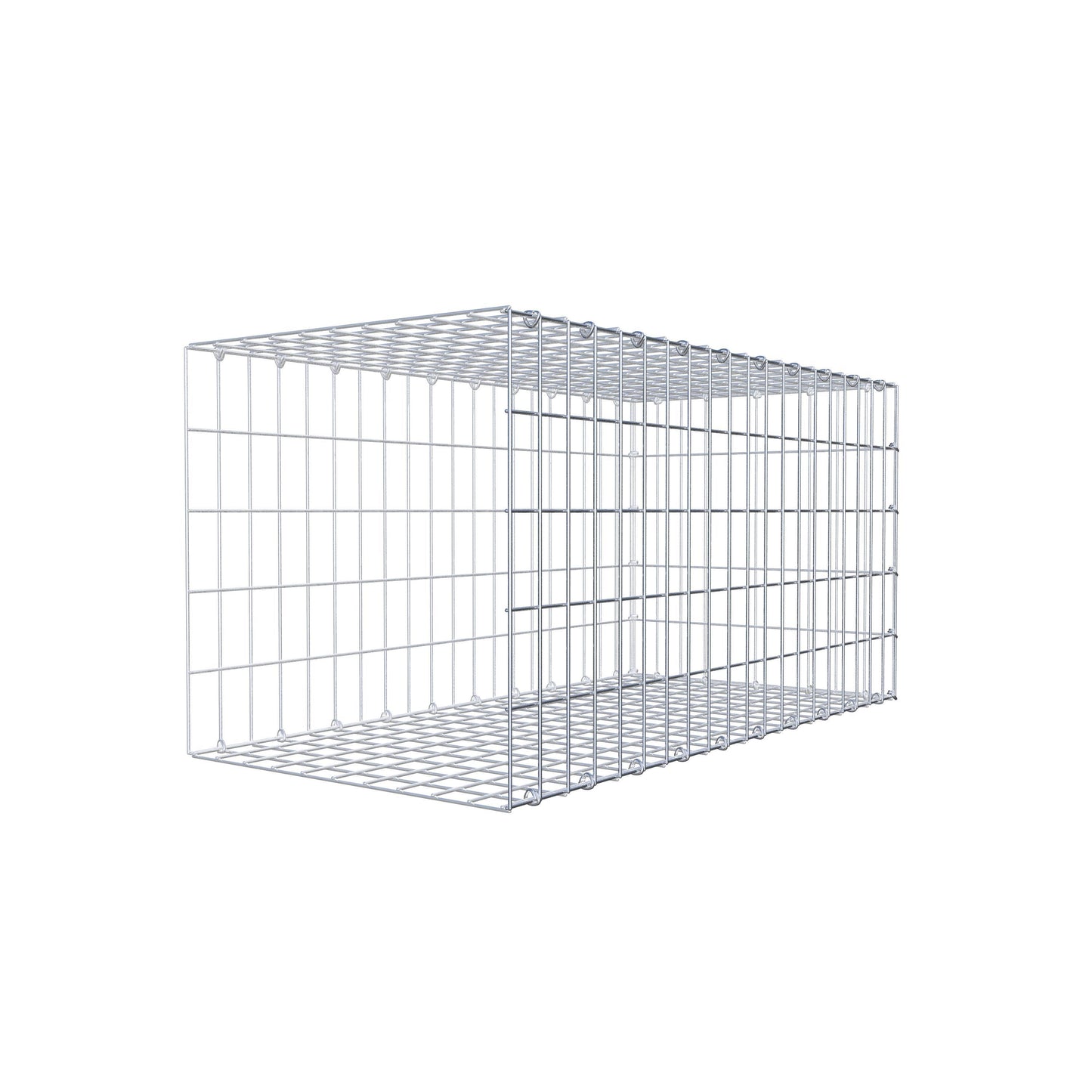 Gabião tipo 2 100 cm x 50 cm x 50 cm, malhagem 5 cm x 10 cm, anel C