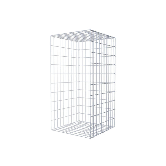 Gabião tipo 2 100 cm x 50 cm x 50 cm, malhagem 5 cm x 10 cm, anel C