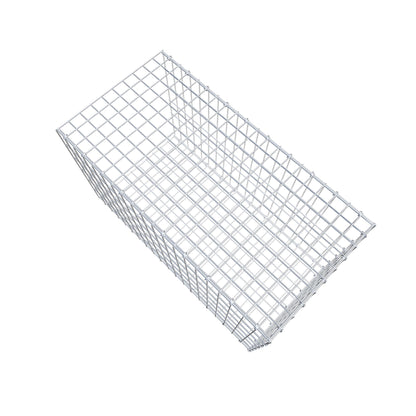 Mounted gabion type 2 100 cm x 60 cm x 50 cm, mesh size 5 cm x 10 cm, C-ring