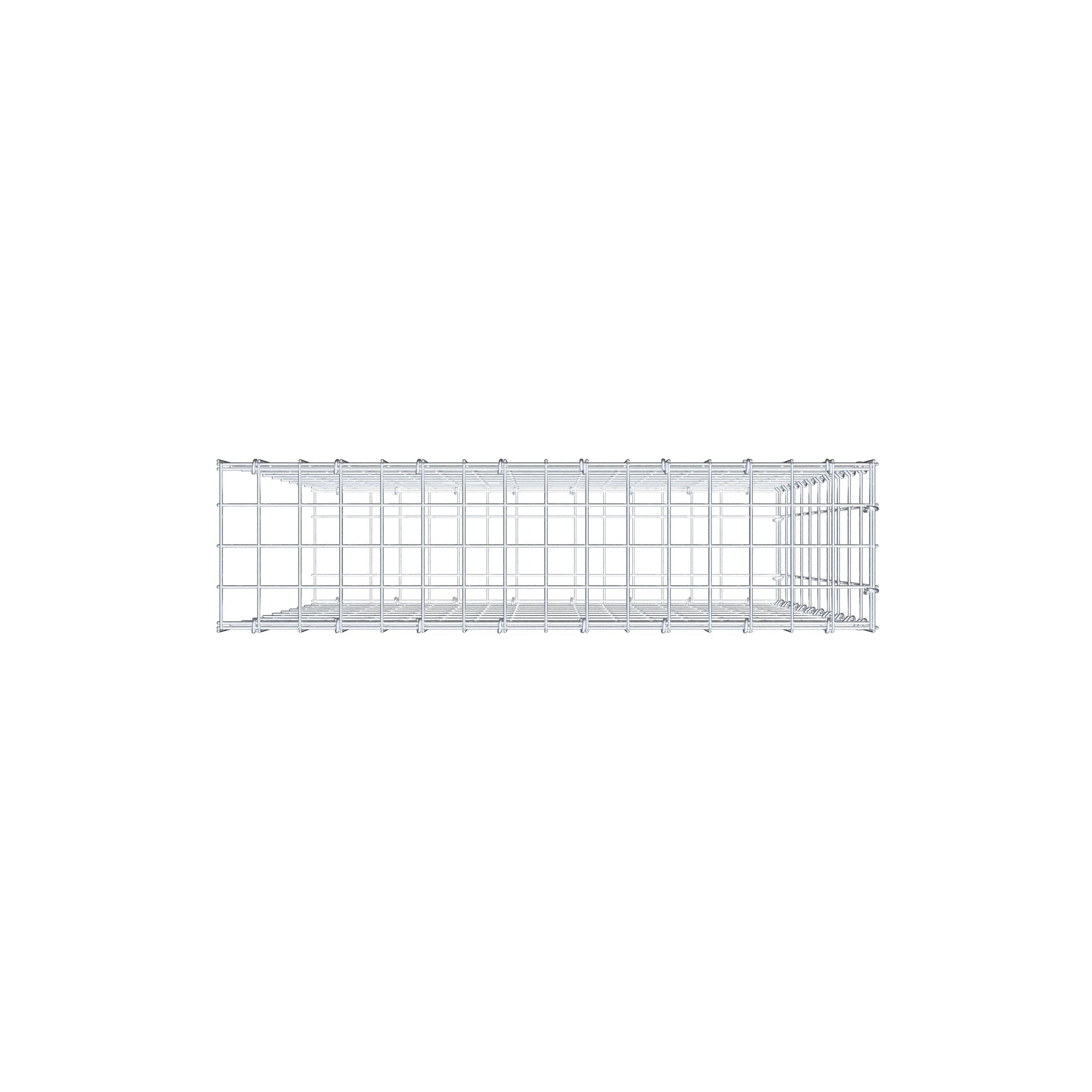 Pile aggiuntivo tipo 2 100 cm x 80 cm x 20 cm, maglia 5 cm x 10 cm, anello a C