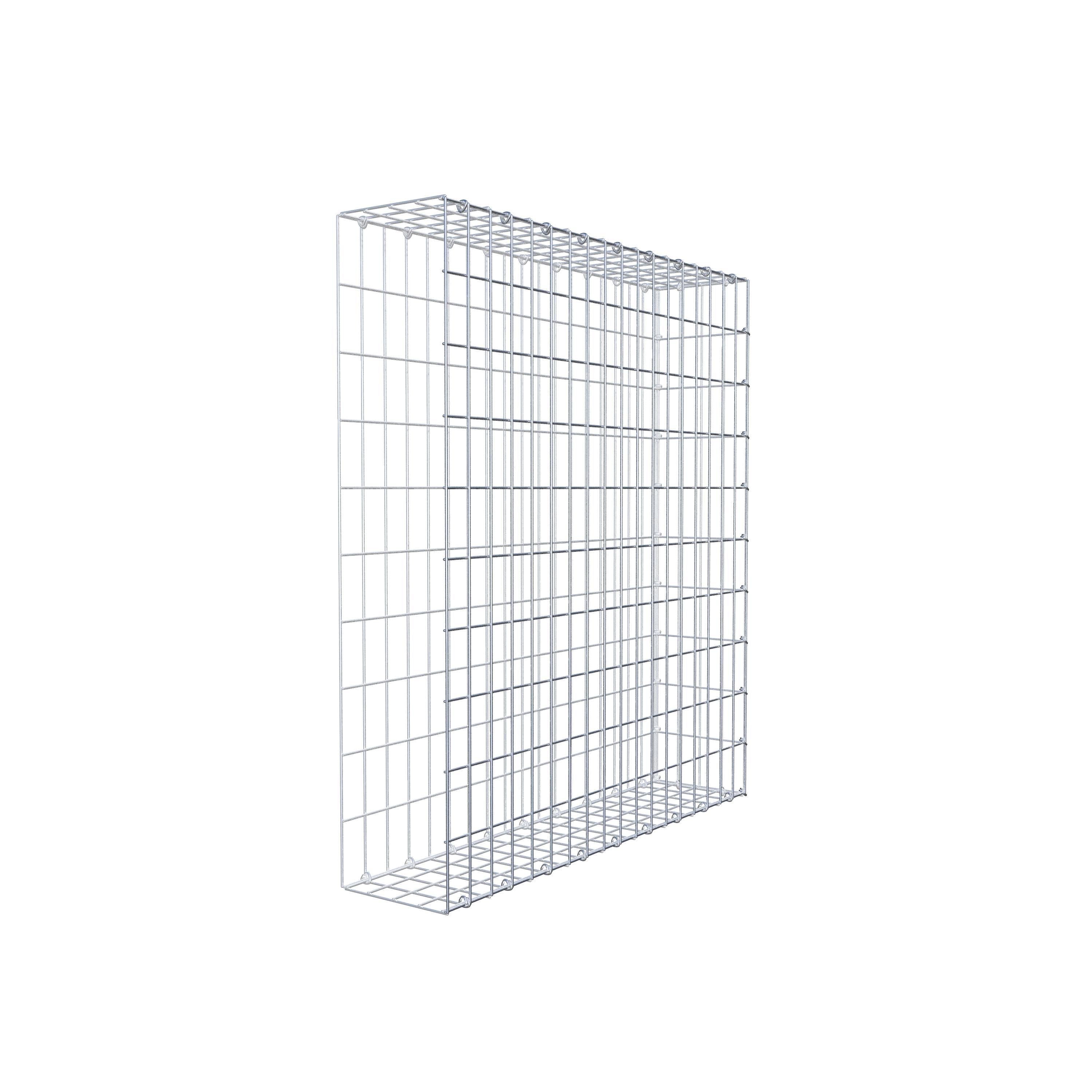 Pila adicional tipo 2 100 cm x 90 cm x 20 cm, malla 5 cm x 10 cm, anillo en C