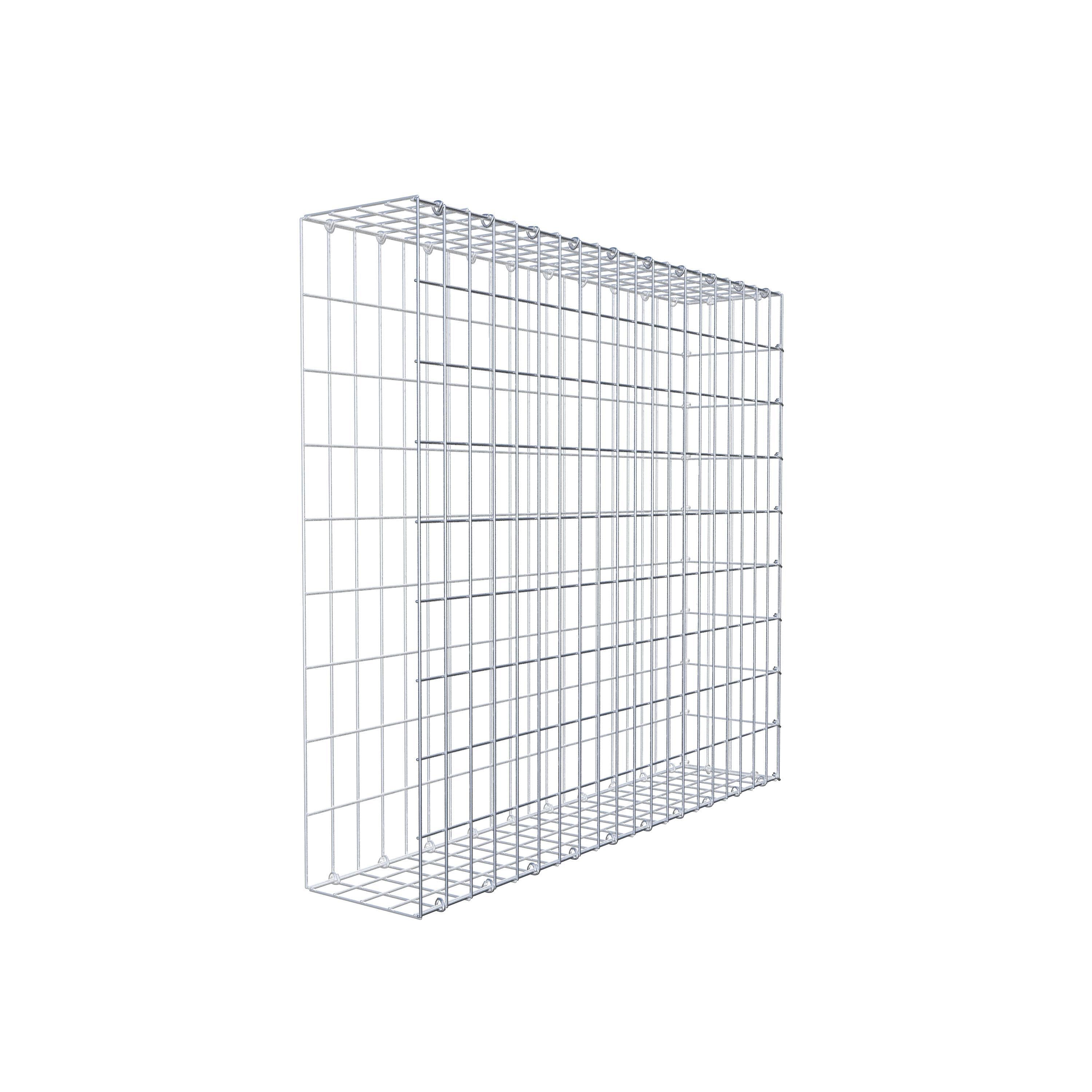 Pila adicional tipo 2 100 cm x 90 cm x 20 cm, malla 5 cm x 10 cm, anillo en C