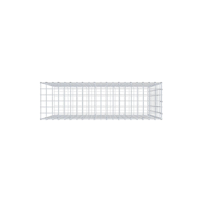 Mounted gabion type 2 100 cm x 90 cm x 30 cm, mesh size 5 cm x 10 cm, C-ring