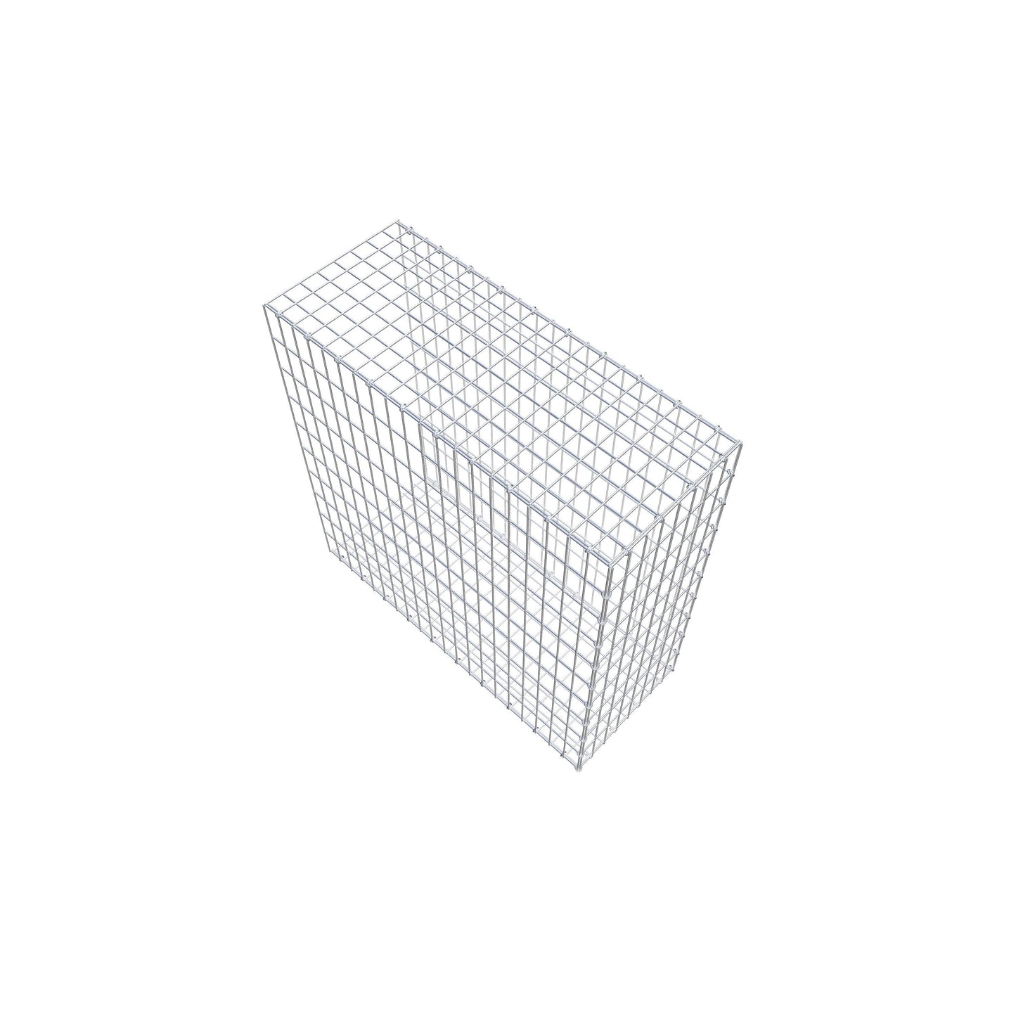 Gabião tipo 2 100 cm x 100 cm x 40 cm, malhagem 5 cm x 10 cm, anel C