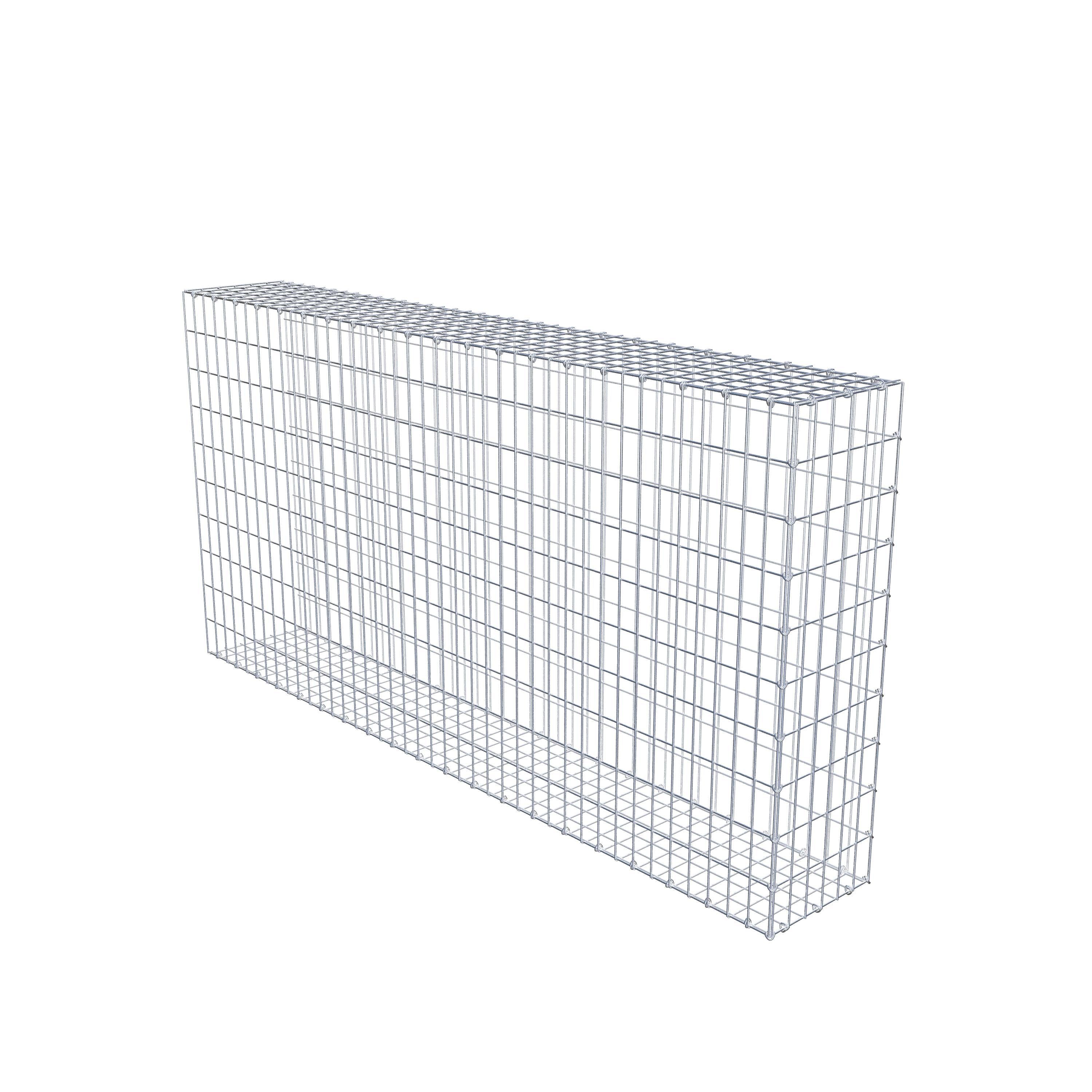 Extra gabion typ 2 200 cm x 100 cm x 30 cm, maskstorlek 5 cm x 10 cm, C-ring