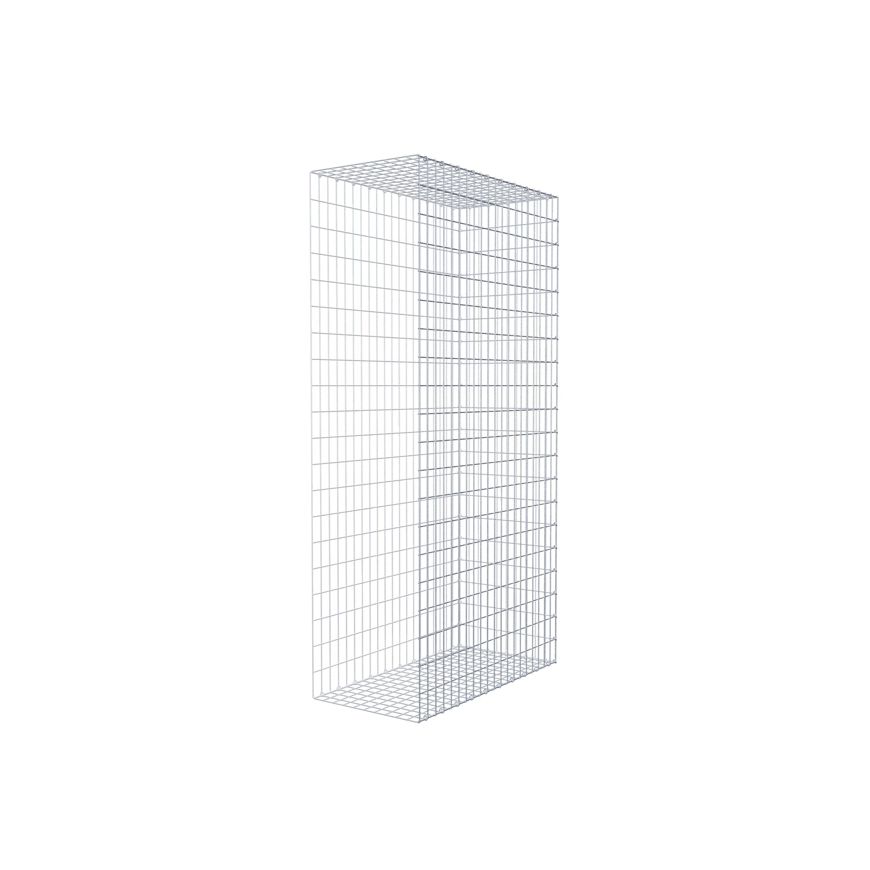 Gavión complementario tipo 2 200 cm x 100 cm x 50 cm, malla 5 cm x 10 cm, anillo en C