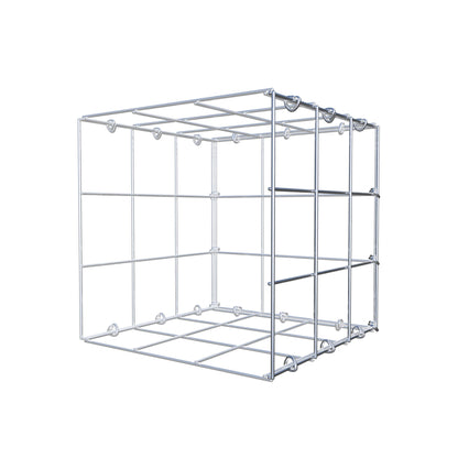 Gavión adicional tipo 2 30 cm x 30 cm x 30 cm (L x A x P), malla 10 cm x 10 cm, anillo en C