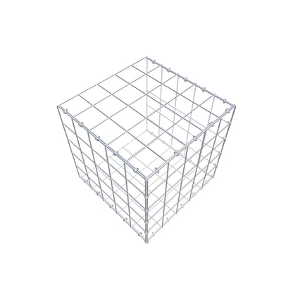Monteret gabion type 2 50 cm x 50 cm x 50 cm (L x H x D), maskestørrelse 10 cm x 10 cm, C-ring