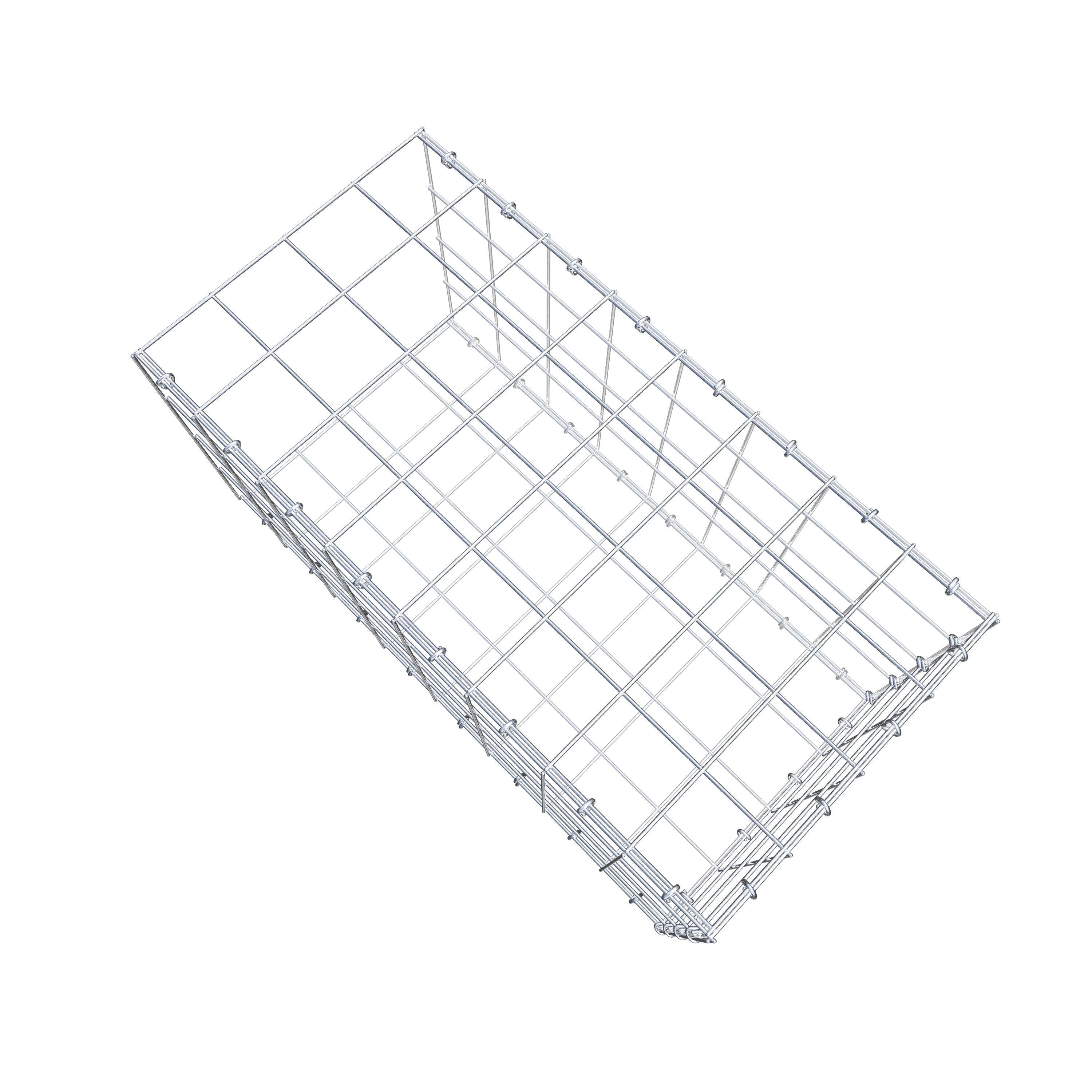 Gabião Tipo 2 80 cm x 40 cm x 40 cm (C x A x P), malhagem 10 cm x 10 cm, anel C