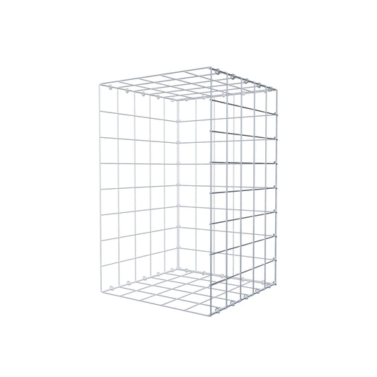 Pila adicional tipo 2 80 cm x 50 cm x 50 cm (L x A x P), malla 10 cm x 10 cm, anillo en C