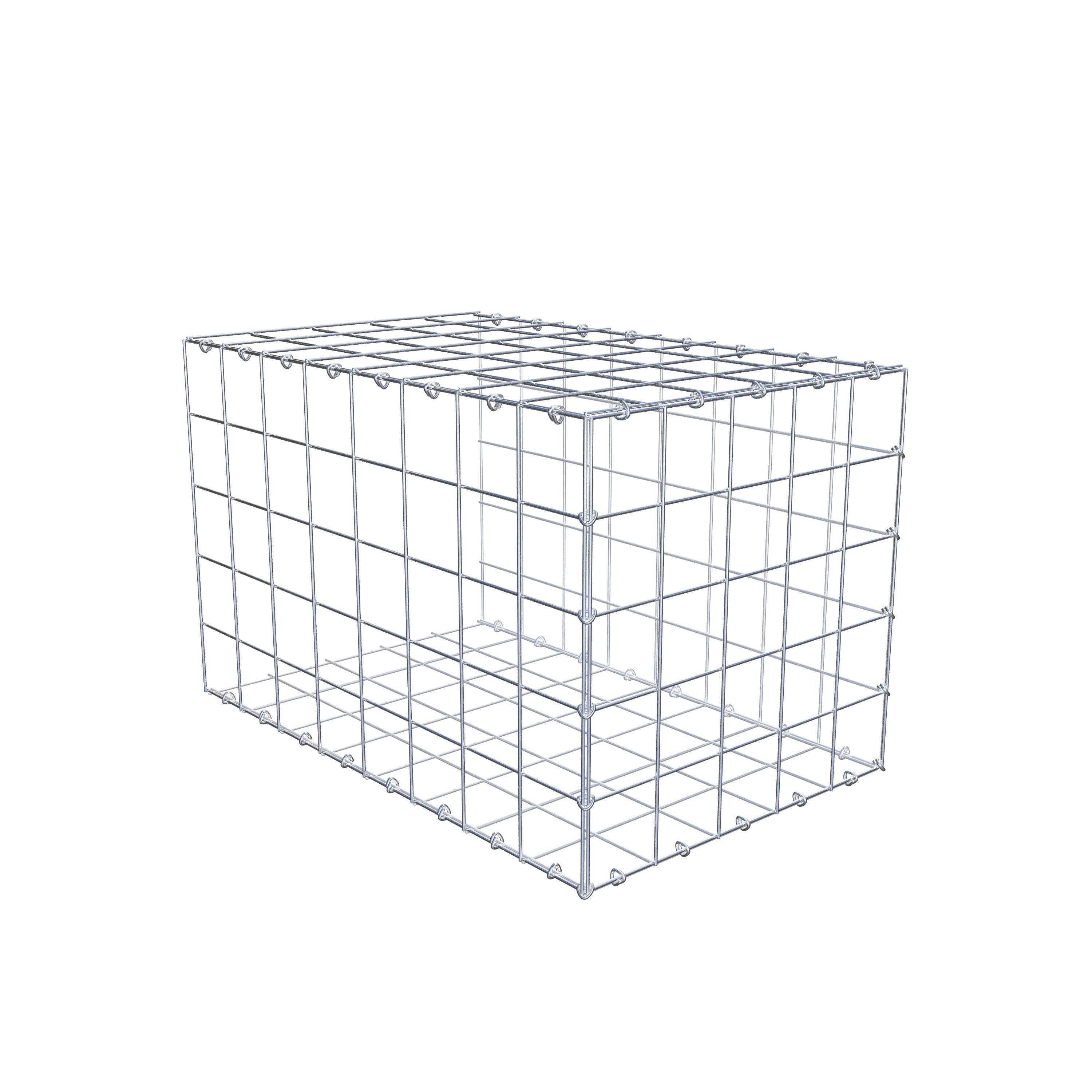 Fourche rapportée type 2 80 cm x 50 cm x 50 cm (L x H x P), mailles 10 cm x 10 cm, anneau en C