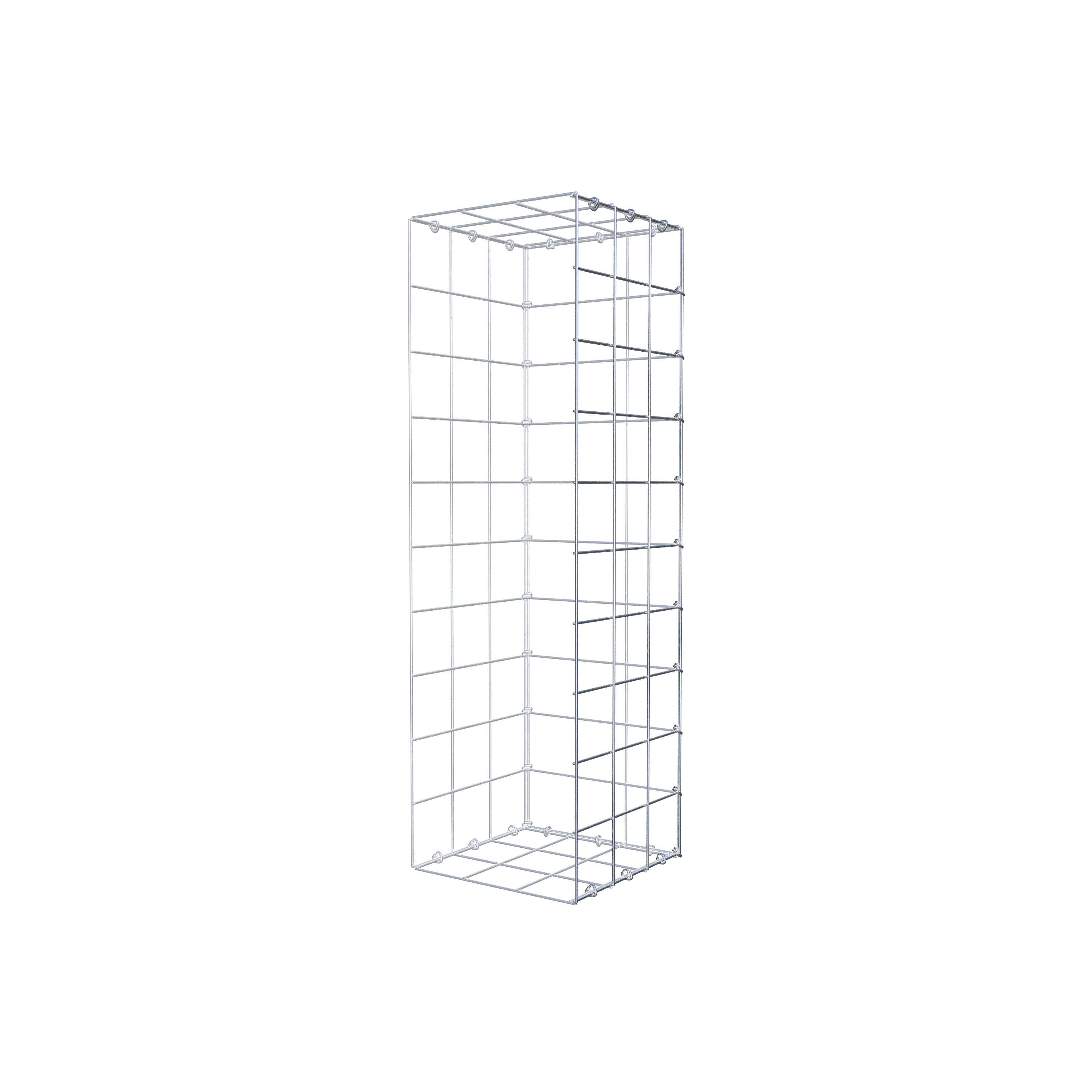 Extra gabion typ 2 100 cm x 30 cm x 30 cm (L x H x D), maskstorlek 10 cm x 10 cm, C-ring