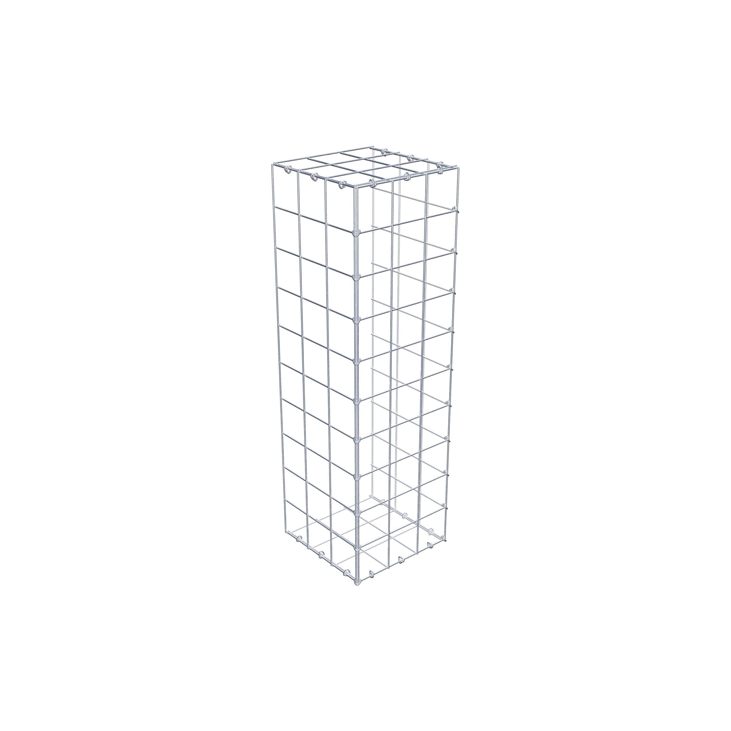 Add-on schanskorf type 2 100 cm x 30 cm x 30 cm (L x H x D), maaswijdte 10 cm x 10 cm, C-ring