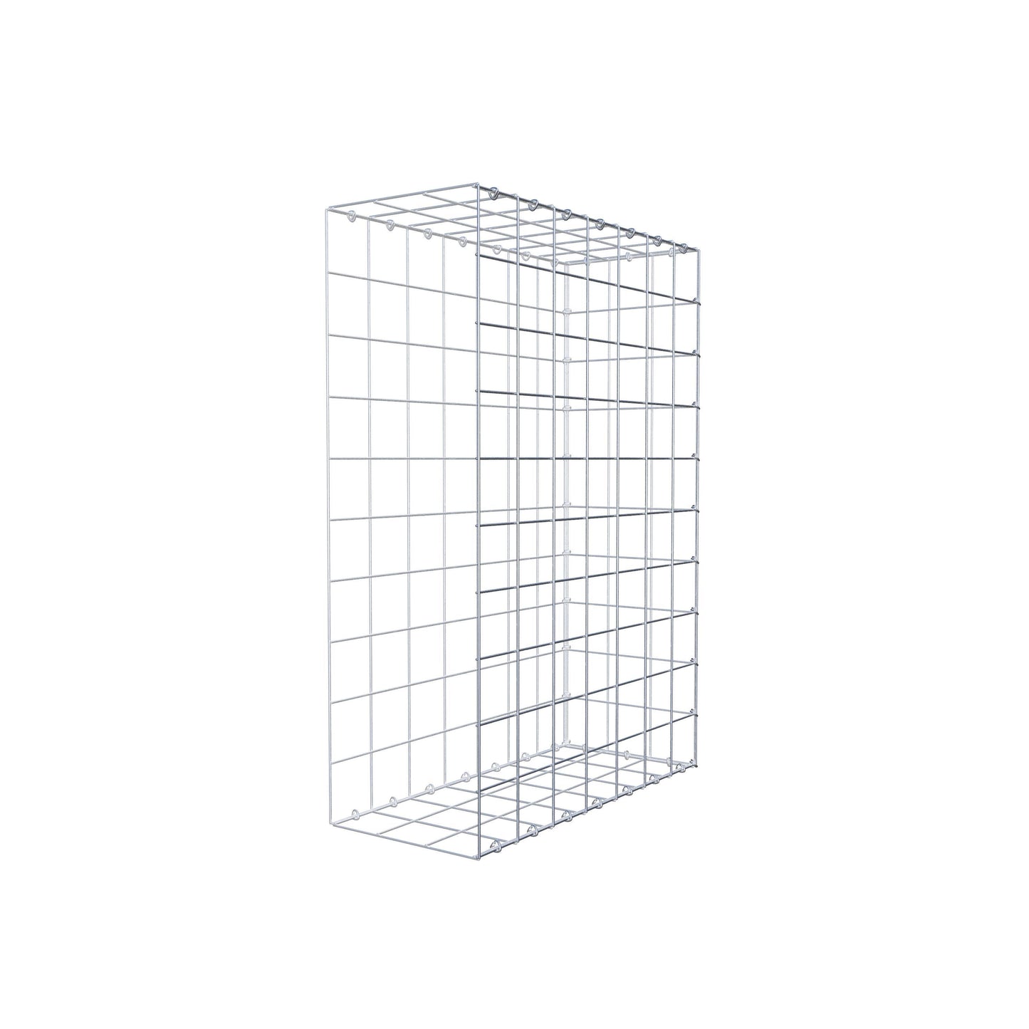 Anbaugabione Typ 2 100 cm x 70 cm x 30 cm (L x H x T), Maschenweite 10 cm x 10 cm, C-Ring