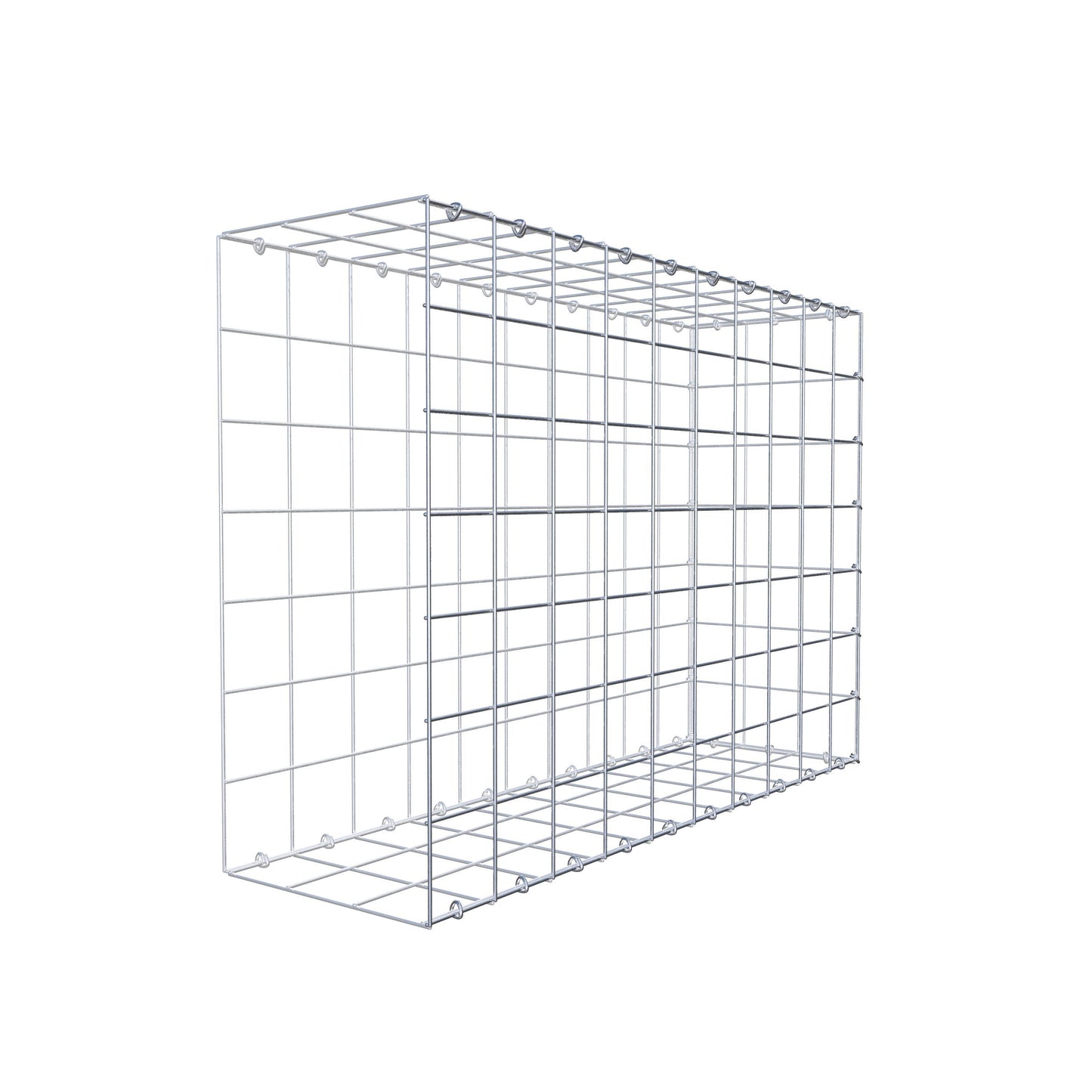 Anbaugabione Typ 2 100 cm x 70 cm x 30 cm (L x H x T), Maschenweite 10 cm x 10 cm, C-Ring