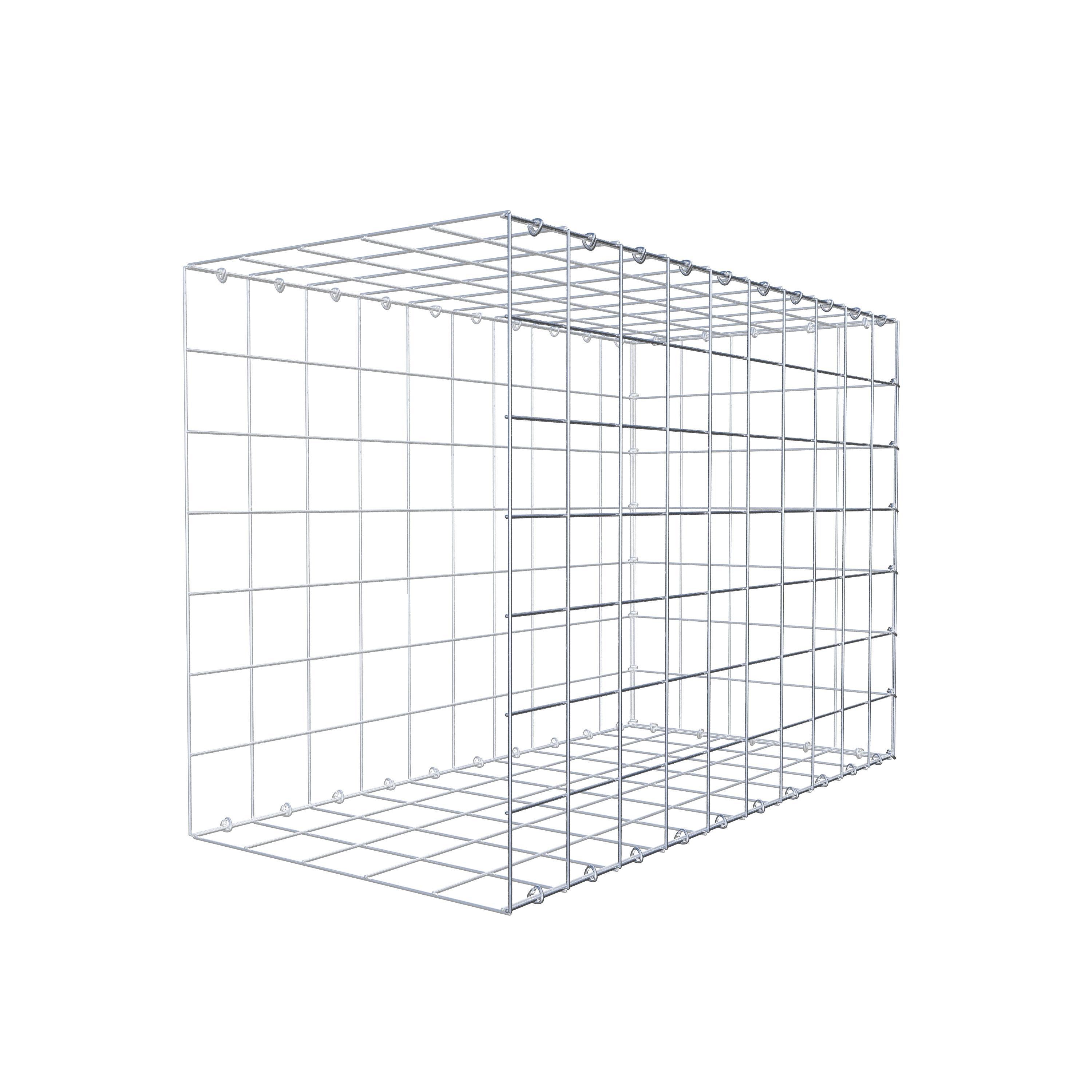 Fourche rapportée type 2 100 cm x 70 cm x 50 cm (L x H x P), mailles 10 cm x 10 cm, anneau C