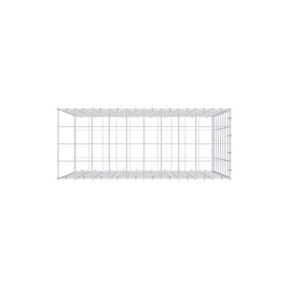 Anbaugabione Typ 2 100 cm x 80 cm x 40 cm (L x H x T), Maschenweite 10 cm x 10 cm, C-Ring